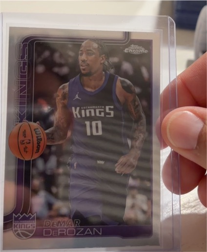 2025 Topps Chrome #240 DeMar DeRozan — front