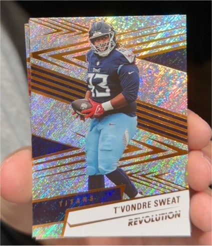 2025 Panini Revolution #120 T'Vondre Sweat — front