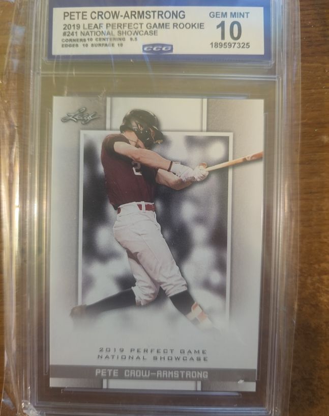 2019 Leaf Perfect Game Rookie #241 Pete Crow-Armstrong National Showcase — front