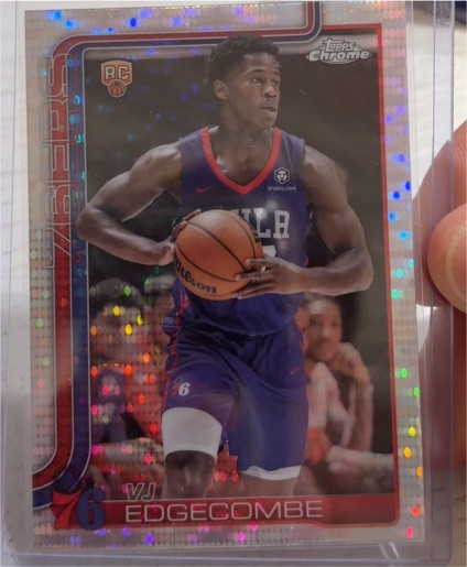 2025-26 Topps Chrome #253 VJ Edgecombe — front