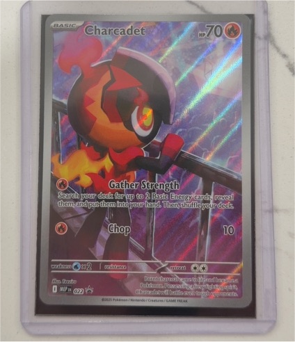 2025 Pokemon Center Black Star Promo #022 Charcadet — front