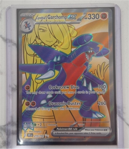 2025 Pokemon SV10: Destined Rivals #215 Cynthia's Garchomp ex — front