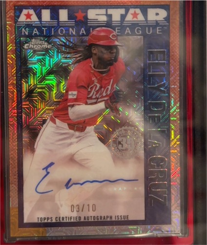 2025 Topps Chrome All-Star Elly De La Cruz #All-Star — front