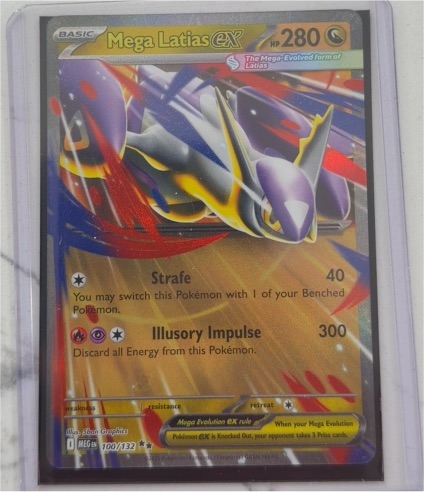 2014 Pokemon ME01: Mega Evolution #100 Mega Latias EX — front
