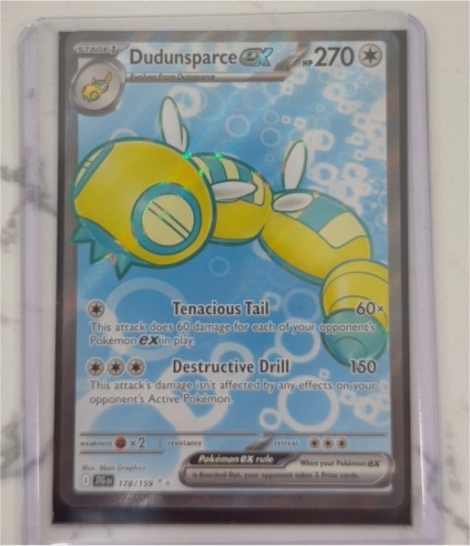 2025 Pokémon Journey Together #178/159 Dudunsparce EX — front