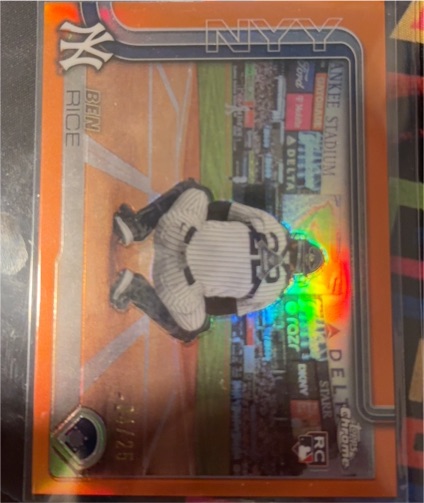 2025 Topps Chrome Update #138 Ben Rice — front