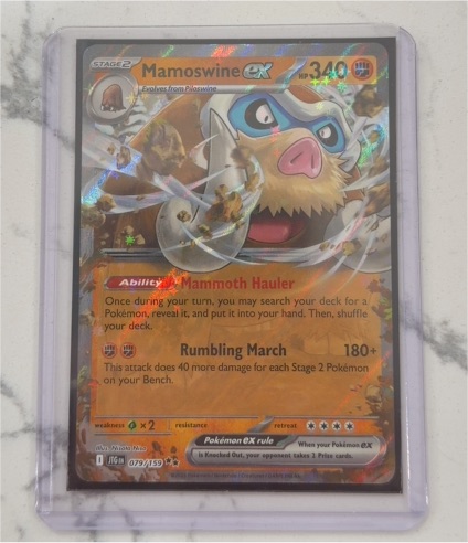 2025 Pokémon SV09: Journey Together #079 Mamoswine ex — front