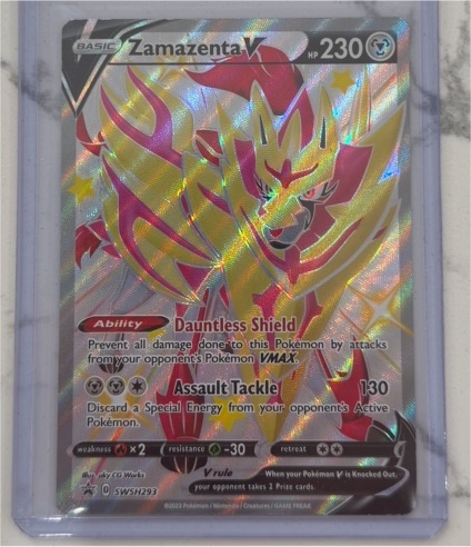 2023 Pokémon SWSH293 Zamazenta V — front