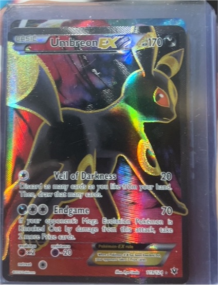 2015 Pokémon XY Fates Collide #119 Umbreon EX — front