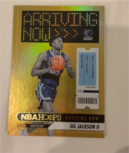 2023-24 Panini NBA Hoops Arriving Now #11 GG Jackson II — front
