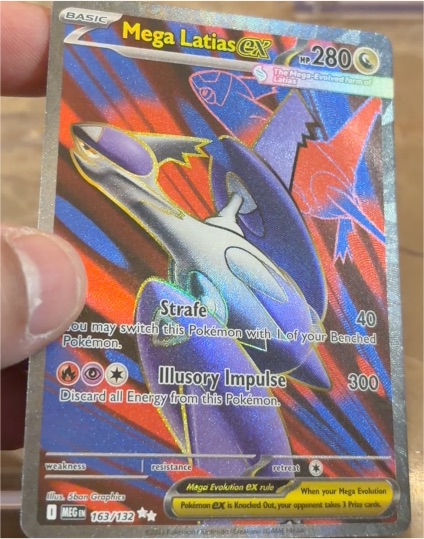 2025 Pokemon Mega Evolution #163 Mega Latias EX — front