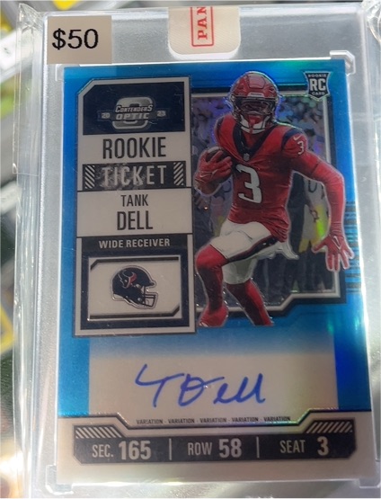 2023 Panini Contenders Optic Rookie Ticket #Tank Dell — front