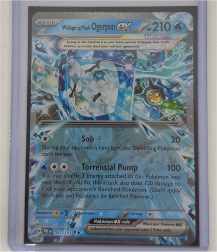 2024 Pokémon TCG Twilight Masquerade #064 Wellspring Mask Ogerpon ex — front