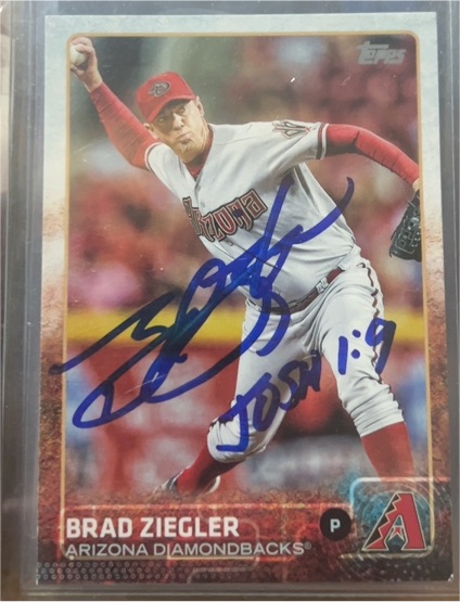2015 Topps #528 Brad Ziegler — front
