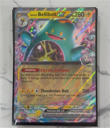 2025 Pokemon TCG Journey Together #053 Iono's Bellibolt EX — front