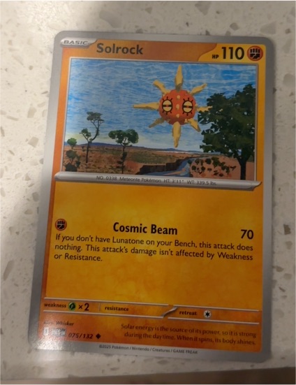2023 Pokemon Mega Evolution #075 Solrock — front