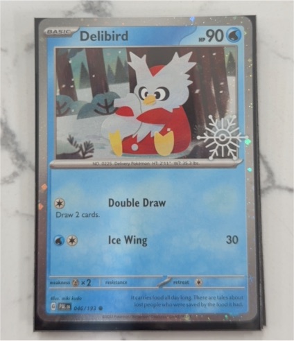 2025 Pokémon Holiday Calendar #046 Delibird — front