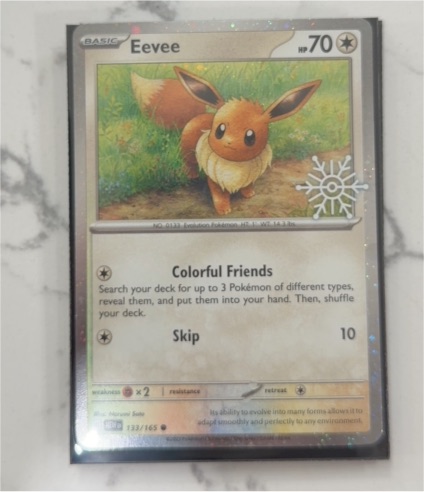 2025 Pokémon Holiday Calendar #133 Eevee — front