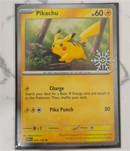 2025 Pokémon 025 Pikachu — front