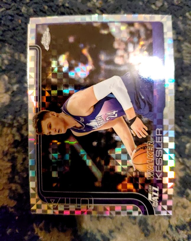 2025-26 Topps Chrome #205 Walker Kessler — front
