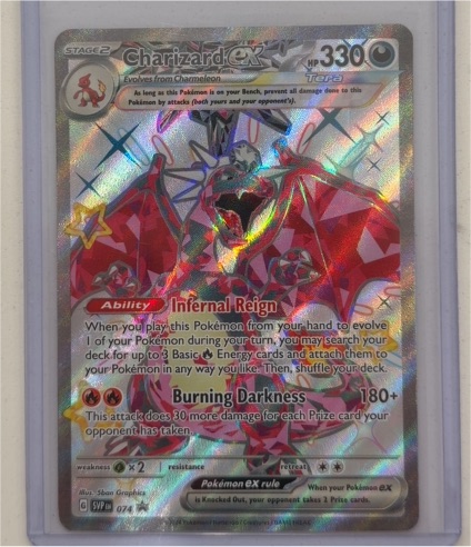 2024 Pokémon SV Black Star Promo #074 Charizard ex — front