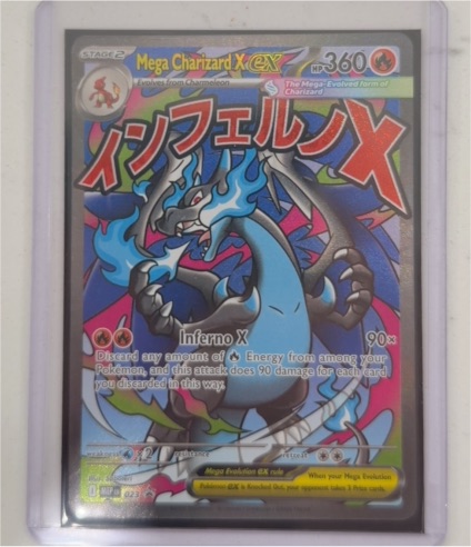 2025 Black Star Promo #023 Mega Charizard X ex — front