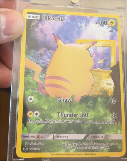 2023 Pokémon #TG10 Pikachu — front