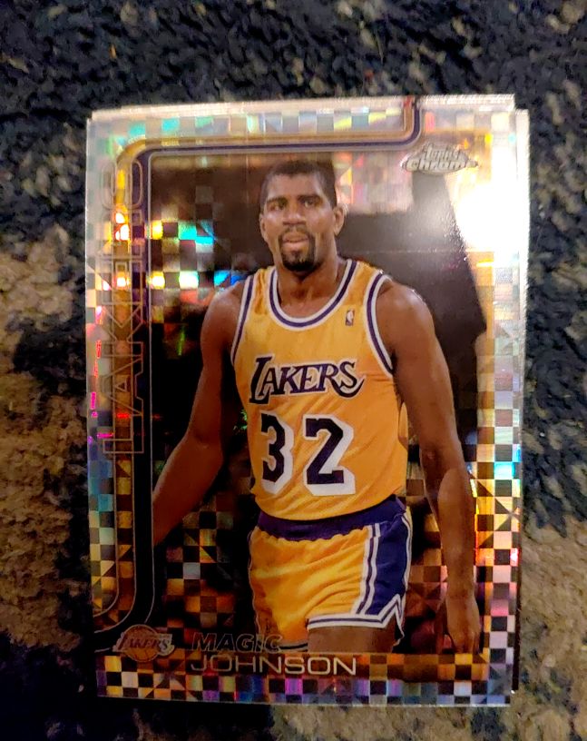 2025-26 Topps Chrome #244 Magic Johnson — front