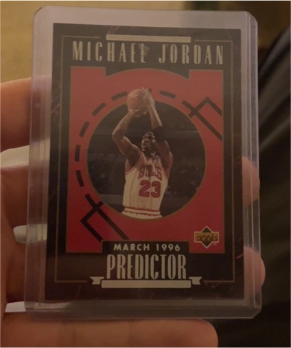 1995-96 Upper Deck #H4 Michael Jordan Predictor — front