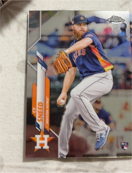 2020 Topps Chrome Update #U-50 Cy Sneed — front