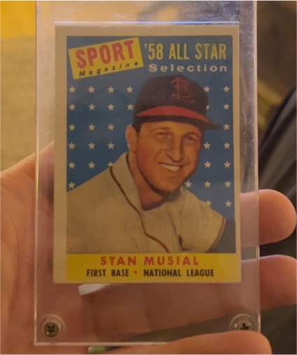 1958 Topps #476 Stan Musial — front