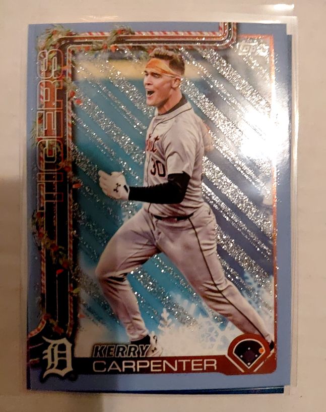 2025 Topps Holiday #H127 Kerry Carpenter — front