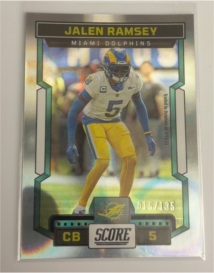2023 Panini Score #CB 5 Jalen Ramsey — front