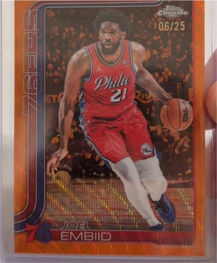 2025-26 Topps Chrome #149 Joel Embiid — front
