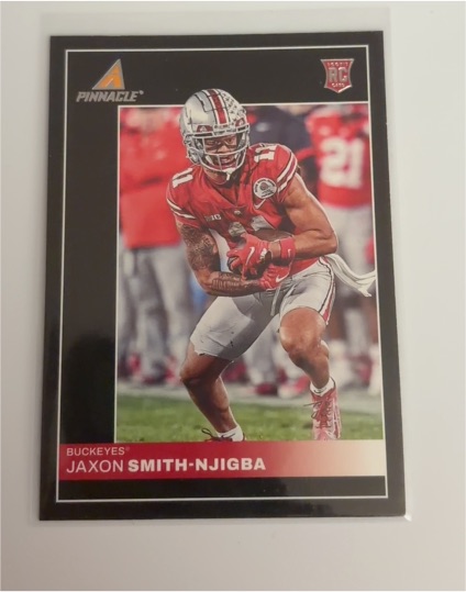 2023 Panini Chronicles Pinnacle Draft Picks #7 Jaxon Smith-Njigba Rookie — front