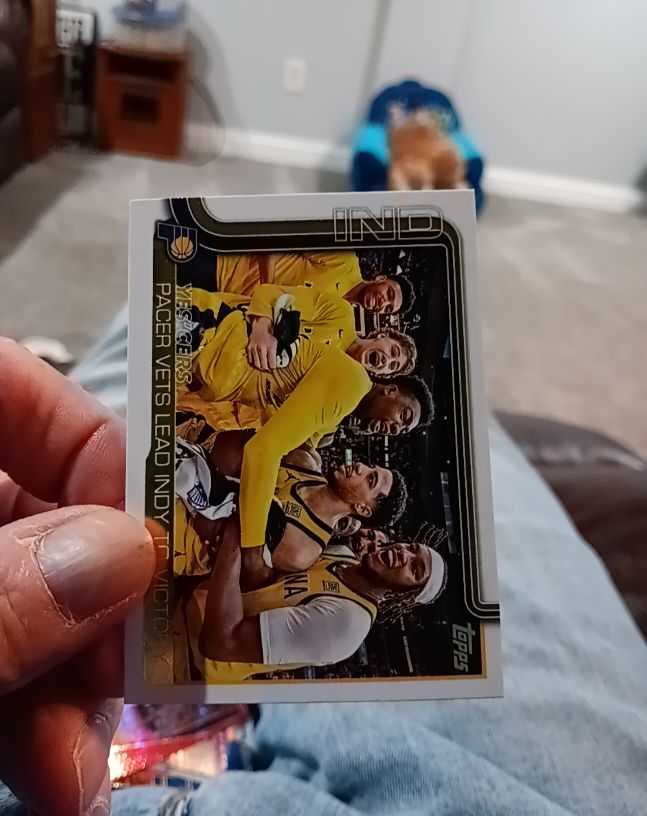 2025-26 Topps Basketball #280 Yes'Cers: Pacer Vets Lead Indy To Victory — front