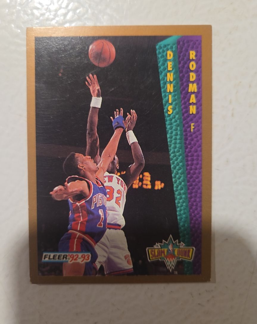 1992-93 Fleer #289 Dennis Rodman — front