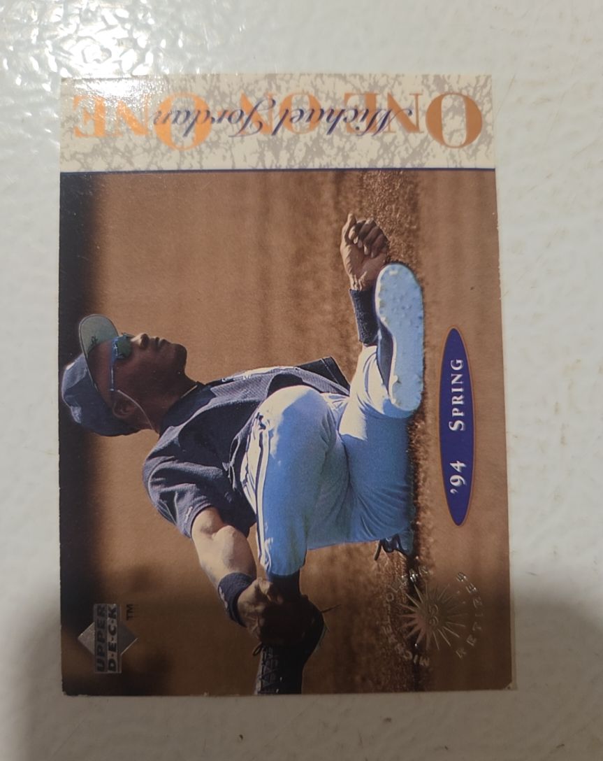 1995 Upper Deck Minor League #6 Michael Jordan One On One '94 Spring — front
