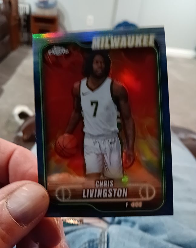 2024-25 Topps Chrome #70 Chris Livingston — front