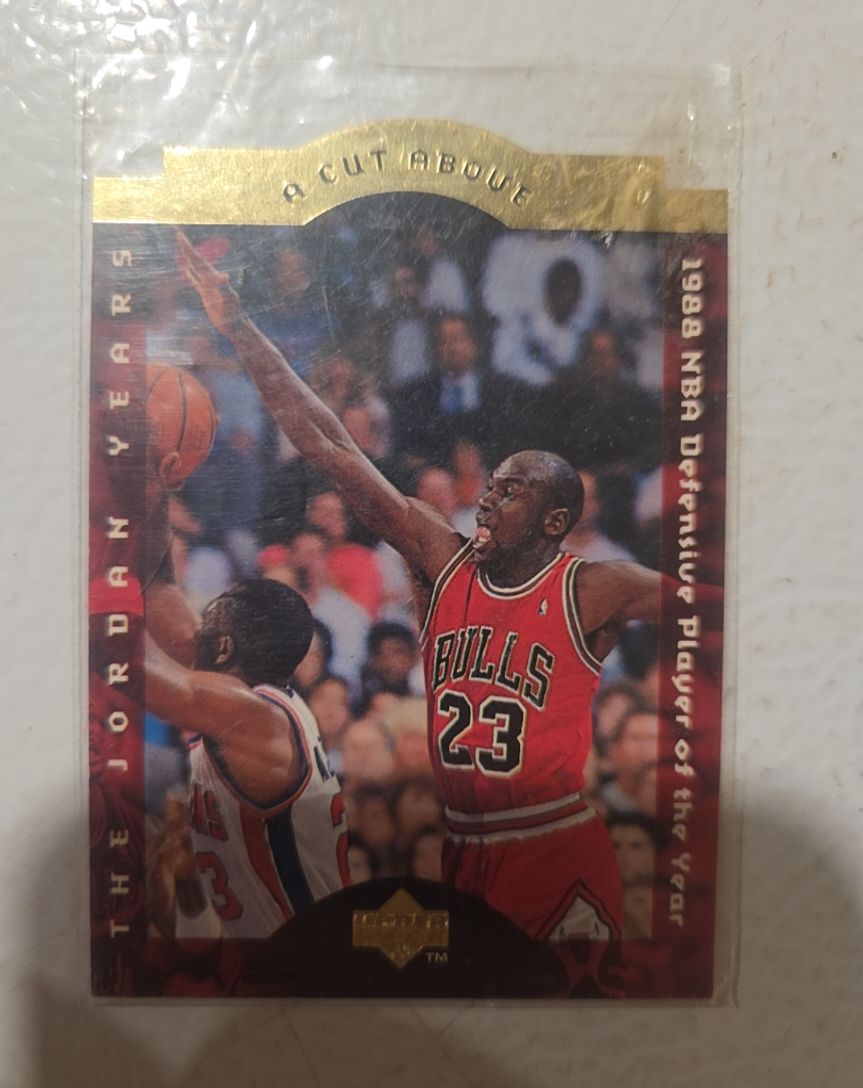 1996 Upper Deck A Cut Above The Jordan Years #CA4 Michael Jordan — front