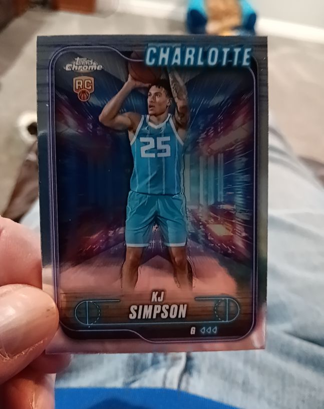 2024-25 Topps Chrome #102 KJ Simpson — front