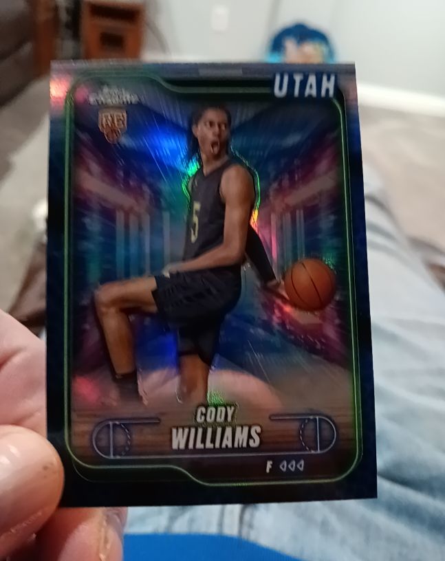2024-25 Topps Chrome #160 Cody Williams — front