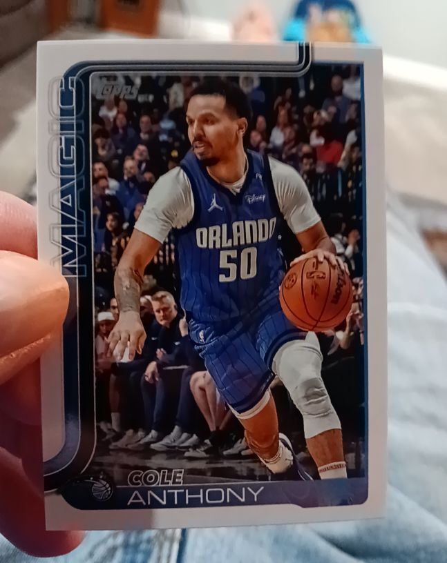 2025-26 Topps #91 Cole Anthony — front