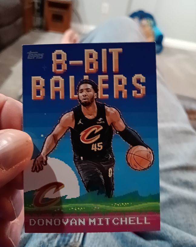 2025-26 Topps #8B-45 Donovan Mitchell 8-Bit Ballers — front