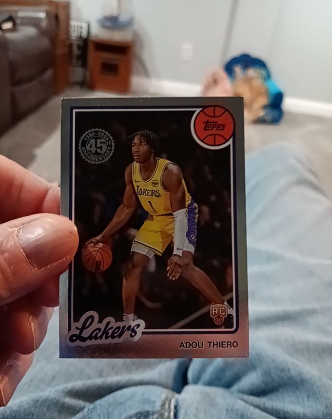 2025-26 Topps #80BK-79 Adou Thiero 1980-81 Topps Basketball — front