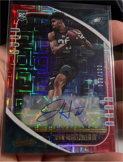 2020 Panini Absolute #160 John Hightower IV Rookie Auto RC — front