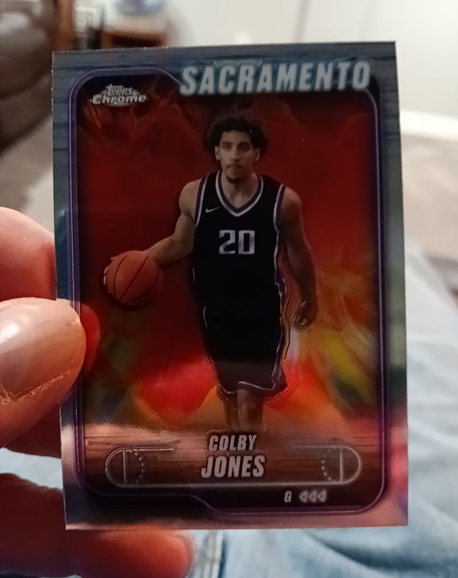 2024-25 Topps Chrome #192 Colby Jones — front
