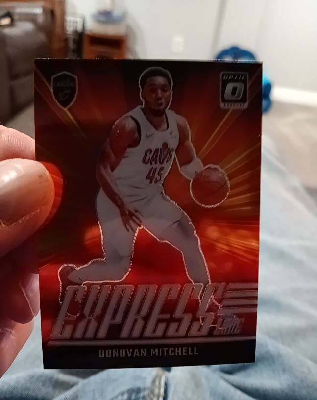 2024-25 Panini Donruss Optic #12 Donovan Mitchell Express Lane — front