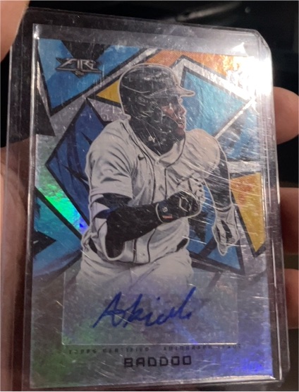 2021 Topps Fire #AV-ABA Akil Baddoo — front