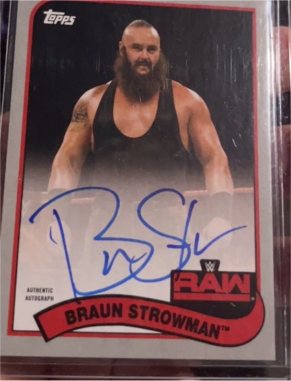 2018 Topps Heritage WWE #15 Braun Strowman — front